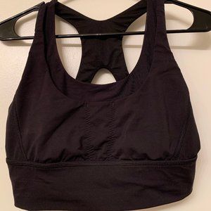 BLACK LULULEMON SPORTS BRA - SIZE 8